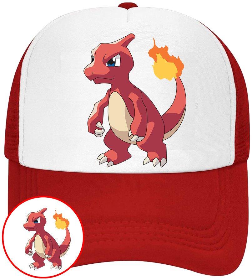 CZAPKA Z DASZKIEM POKEMON PIKACHU DLA DZIECI SIATKA