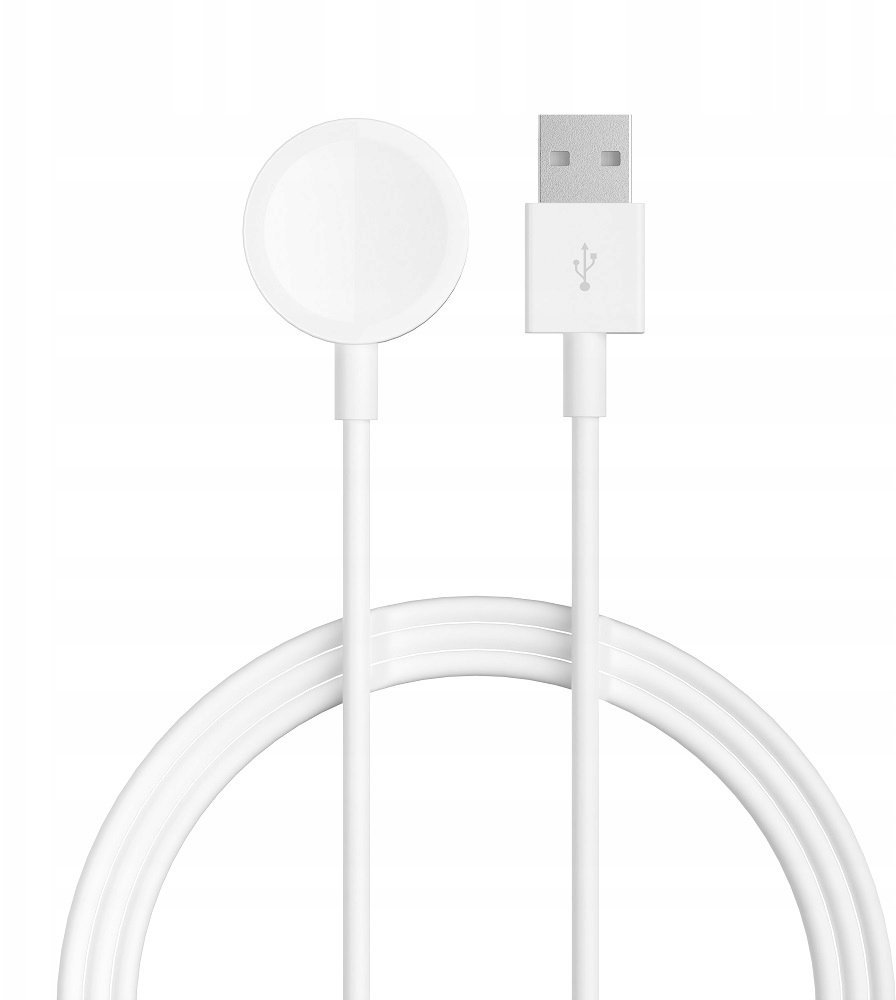 Devia ładowarka indukcyjna magnetyczna Kintone USB 1,0 m biała do Apple Watch