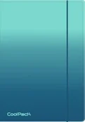 Teczki i skoroszyty - CoolPack, Teczka na dokumenty A4 na gumkę Gradient Blue Lagoon - miniaturka - grafika 1
