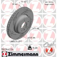 Tarcze hamulcowe - Tarcza hamulcowa ZIMMERMANN 150.3441.54 - miniaturka - grafika 1