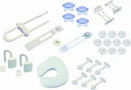 Zabezpieczenia dla dzieci - Zestaw Zabezpieczeń Dla Dzieci 28 Elementów Olymnpia Baby-Safety Bs877 - miniaturka - grafika 1