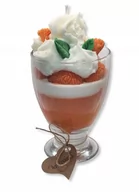 Świece - Świeca sojowa ozdobna Handmade Deser Pomarańcza - miniaturka - grafika 1