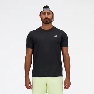 Koszulka męska New Balance MT41253BK  czarna - Koszulki męskie - miniaturka - grafika 1