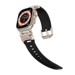 Pasek do APPLE WATCH 4 / 5 / 6 / 7 / 8 / 9 / SE / ULTRA 1/2 (44 / 45 / 49 MM) Tech-Protect Delta Pro black-titanium - Akcesoria do smartwatchy - miniaturka - grafika 5