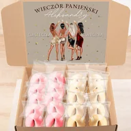 Ciastka - Elegancki Zestaw Ciasteczek z Wróżbą na Panieński - miniaturka - grafika 1