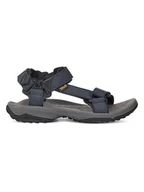 Sandały damskie - Teva Skórzane sandały trekkingowe "Terra Fi Life" w kolorze granatowym - miniaturka - grafika 1