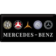Tablice i flipcharty - 27026 Plakat 25x50 Mercedes Logo Evoluti - miniaturka - grafika 1