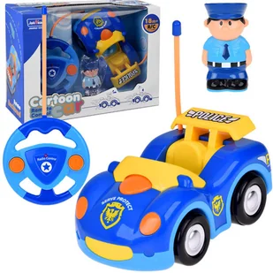 Autko policyjne zdalnie sterowane radiowóz na pilota policjant RC0655 - Zabawki zdalnie sterowane - miniaturka - grafika 1