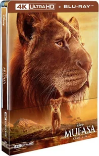 Mufasa: Król Lew Steelbook - Filmy wojenne Blu-Ray - miniaturka - grafika 1