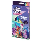 Kredki, ołówki, pastele i pisaki - Astra Kredki ołówkowe trójkątne My Little Pony 12 kolorów - miniaturka - grafika 1