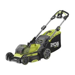 Ryobi Kosiarka 40 cm, bezszczotkowa, akumulatorowa ONE+ HP 18V, 5.0 Ah z ładowarką | RY18LMX40B-150 - Kosiarki - miniaturka - grafika 1