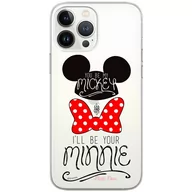 Etui i futerały do telefonów - Etui Disney dedykowane do Iphone 6 PLUS, wzór: Mickey i Minnie 004 Etui częściowo przeźroczyste, oryginalne i oficjalnie licencjonowane - miniaturka - grafika 1