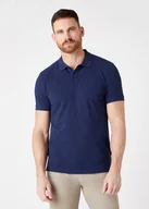 Koszulki męskie - MĘSKIE POLO WRANGLER SS POLO NAVY W7MJK4114 112131940 - Wrangler - miniaturka - grafika 1