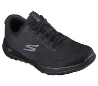 Trampki damskie - Skechers Damskie trampki Go Walk Joy-Ecstatic, czarny, 37 EU Bred - miniaturka - grafika 1