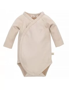 Yosoy Body niemowlęce z długim rękawem bawełna organiczna Sunny beige, Rozmiar: 62 - Body dla niemowląt - miniaturka - grafika 1