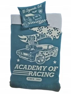 HOT WHEELS Komplet Pościeli WYŚCIGI SAMOCHODY 160 x 200 Bawełniana - Pościel - miniaturka - grafika 1