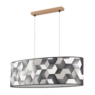 Lampy sufitowe - Britop Espacio 17480274 lampa wisząca 2x40W/E27 IP20 - miniaturka - grafika 1