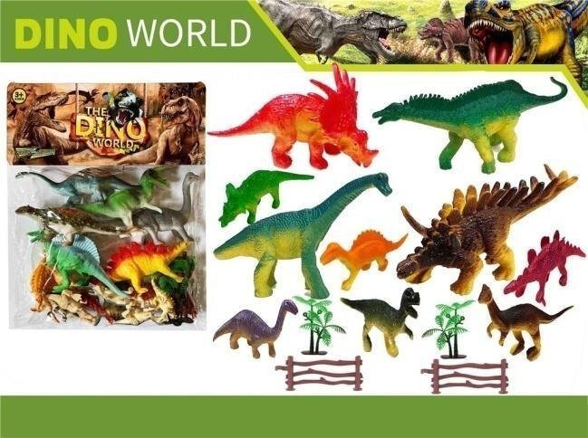 Figurka Merkpol Zestaw dinozaurów