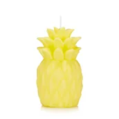 Świece - Świeca dekoracyjna ANANAS 12 cm kolor ŻÓŁTY - miniaturka - grafika 1