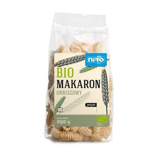 Niro MAKARON ORKISZOWY JEŻYKI BIO 250 g - 5908259954257 - Makaron - miniaturka - grafika 1