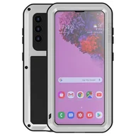 Etui i futerały do telefonów - Love Mei Etui Pancerne + szkło Galaxy S21, srebrne 6932809616271 - miniaturka - grafika 1