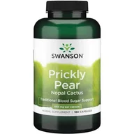 Odchudzanie i oczyszczanie - SWANSON Prickly Pear Cactus (Kaktus opuncja) - 650mg - (180 kap) - miniaturka - grafika 1