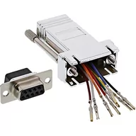 Adaptery i przejściówki - InLine Adapter AV Adapter DB9 żeński - RJ45 8P8C żeński metal-coated hous - miniaturka - grafika 1