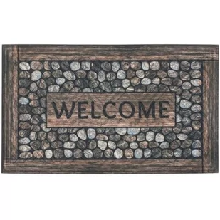 Wycieraczka MULTY HOME Lima Farmed Pebbles Brązowy - Wycieraczki - miniaturka - grafika 1