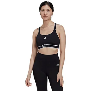 adidas Damski biustonosz sportowy Pwi Ms Tf, czarny, XS, czarny, XXS - Biustonosze - miniaturka - grafika 1
