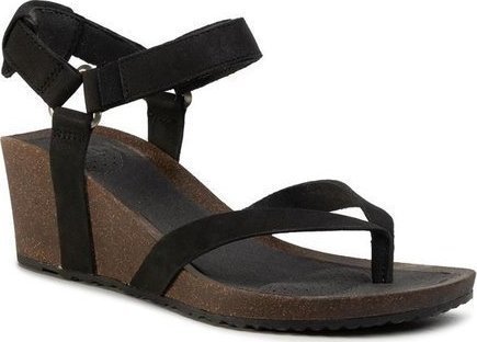 Teva W'S Mahonia Wedge Thong, BLK, 36 us 5; uk 3