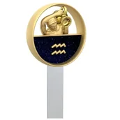 Zakładki do książek - Metalmorphose Zakładka do książki znak zodiaku Wodnik - gadżet - miniaturka - grafika 1