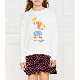 POLO RALPH LAUREN Bluza | Regular Fit - Bluzy dla dziewczynek - miniaturka - grafika 1