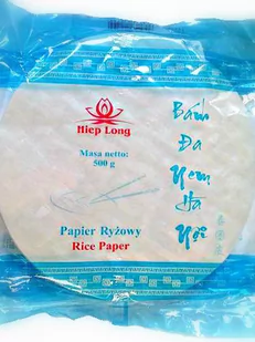 Hiep Long Papier ryżowy okrągły 22cm, 500g - Hiep Long 413-uniw - Zdrowa żywność - miniaturka - grafika 1