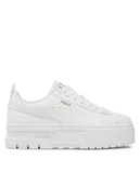 Buty dla dziewczynek - Puma Sneakersy Mayze Lth Jr 384527 Biały - miniaturka - grafika 1