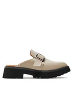 Klapki i japonki damskie - Clarks Klapki Stayso Free 26176515 Beżowy - miniaturka - grafika 1