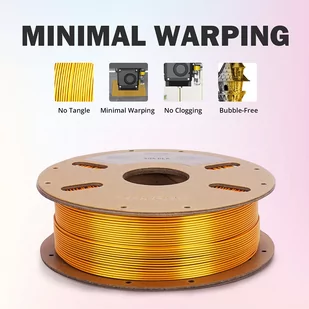 ERYONE Dual Color Silk PLA Filament 1kg - Black - Filamenty i akcesoria do drukarek 3D - miniaturka - grafika 2