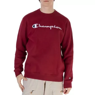 Bluza Champion Crewneck 219204-RS508 - bordowa - Bluzy sportowe męskie - miniaturka - grafika 1
