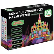 Układanki dla dzieci - Klocki Magnetyczne Konstrukcyjne Edukacyjne Duże Kafelki Układanka 106 elem - miniaturka - grafika 1