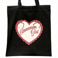 Torby i wózki na zakupy - Torba bawełniana czarna na zakupy Lana Del Rey Cinnamon Girl Dla Fanów - miniaturka - grafika 1