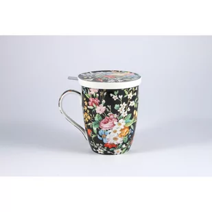 P4Y, Kubek Z Metalowym Zaparzaczem Kwiaty, 450Ml - Kubki - miniaturka - grafika 1