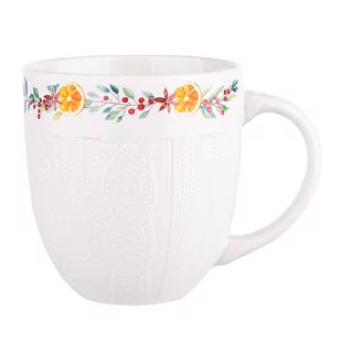 Kubek Baryłka Nbc, dekoracja Winter Tea, 500 ml - Kubki - miniaturka - grafika 1