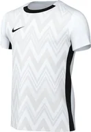 Koszulki i topy damskie - Nike Unisex Kids Top Y Nk Df Chalng V Jsy Ss, White/Black/Black, FD7426-100, XL - miniaturka - grafika 1