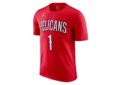 Koszulki męskie - Nike Nba New Orleans Pelicans Zion Williamson Statement Edition Tee University Red - miniaturka - grafika 1