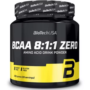 BioTech BCAA 8:1:1 Zero - 250g (33 porcje) - Cola - Aminokwasy - miniaturka - grafika 1