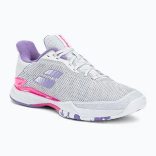 Buty do tenisa damskie Babolat Jet Tere AC white/lavender - Buty sportowe damskie - miniaturka - grafika 1