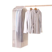 Pokrowce na ubrania - Pokrowiec na ubrania do szafy 30x120x50 Ochronny pokrowiec na płaszcze sukienki na zamek przezroczysty - miniaturka - grafika 1