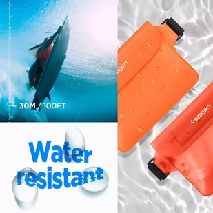 Etui wodoodporne Spigen A620 Universal Waterproof Waist Bag 2-Pack Sunset Orange - Etui i futerały do telefonów - miniaturka - grafika 3