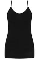 Koszulki i topy damskie - Ulla Popken Damska koszulka z koronką, czarny, 42-44 - miniaturka - grafika 1