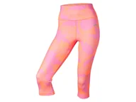 Spodenki damskie - CRIVIT Legginsy capri funkcyjne damskie, z kieszenią na telefon komórkowy (XS (32-34), Kolorowy) - miniaturka - grafika 1
