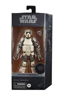 Figurki kolekcjonerskie - Hasbro, Star Wars Black Series, Figurka kolekcjonerska, Scout Trooper Carbonized, 15 cm, F2871 - miniaturka - grafika 1
